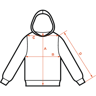 замеры толстовка оверсайз