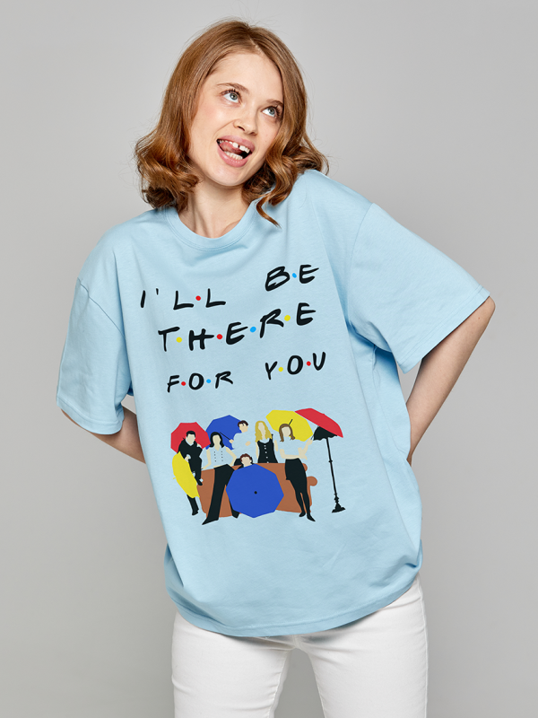 футболка оверсайз друзья