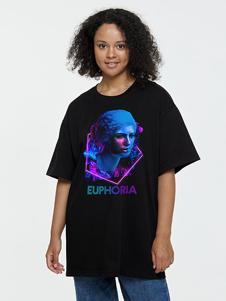 Футболка оверсайз эйфория
