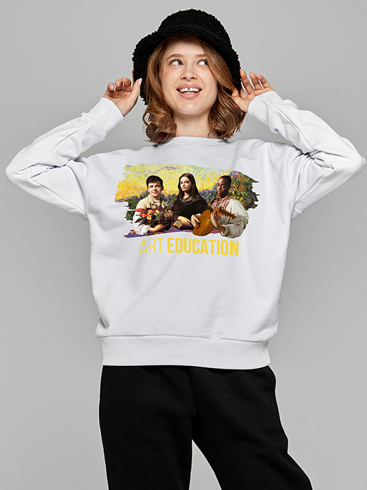 Свитшот оверсайз половое воспитание