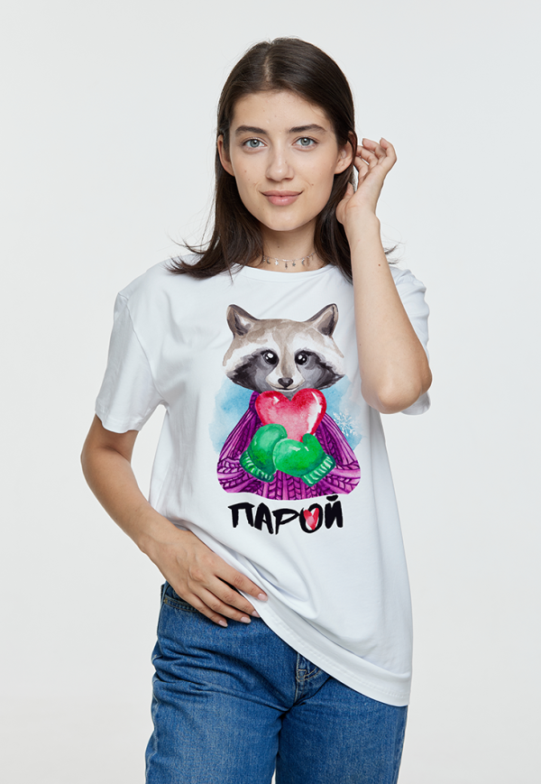 Футболка базовая с лайкрой Ходим парой