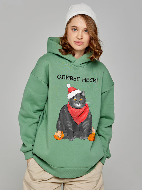 Толстовка оверсайз Оливье неси
