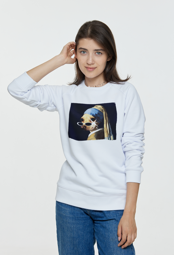 Свитшот унисекс Девушка с жемчужной сережкой
