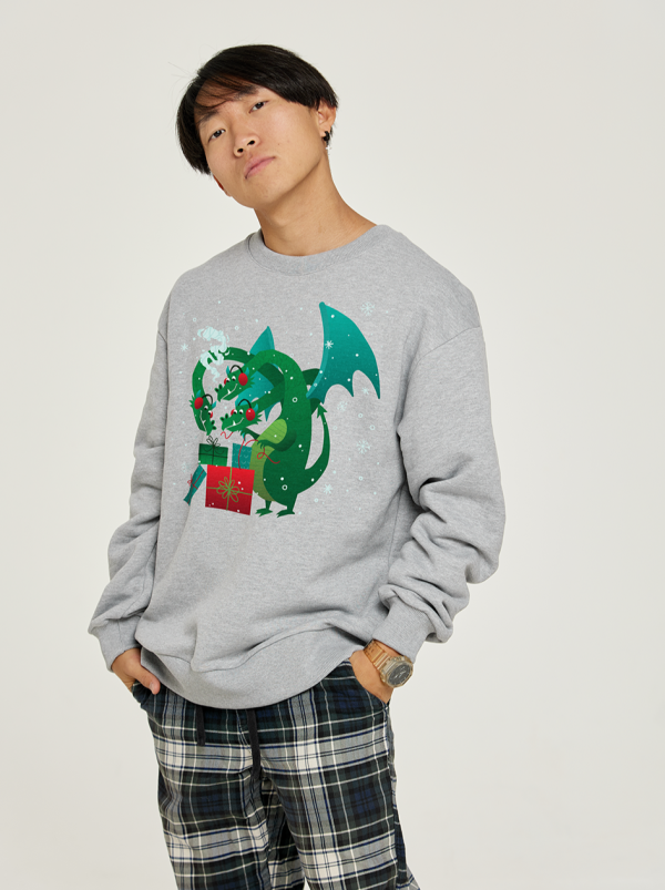 Свитшот мужской оверсайз Горыныч