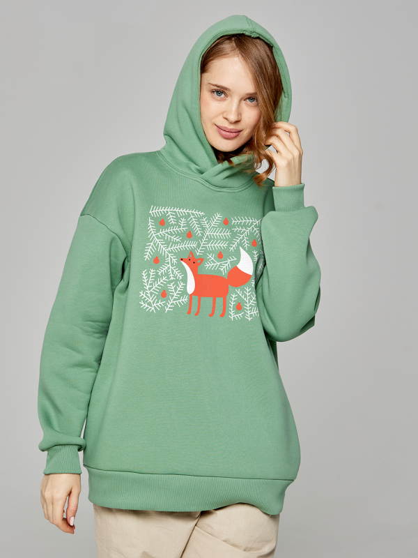 Толстовка оверсайз Лисенок