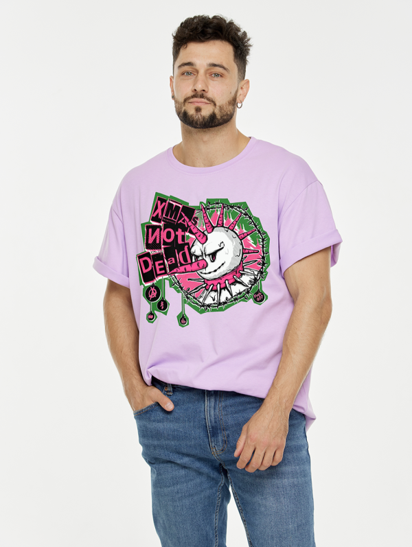 Футболка оверсайз Снеговик панк