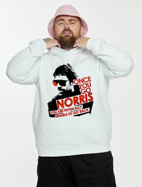 Толстовка оверсайз чак норрис