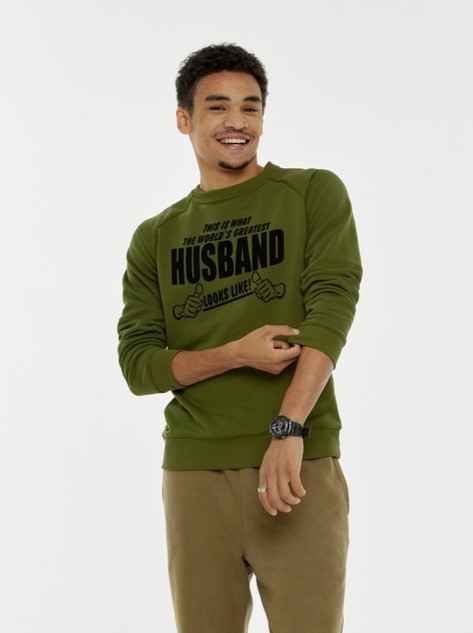 свитшот унисекс лучший муж