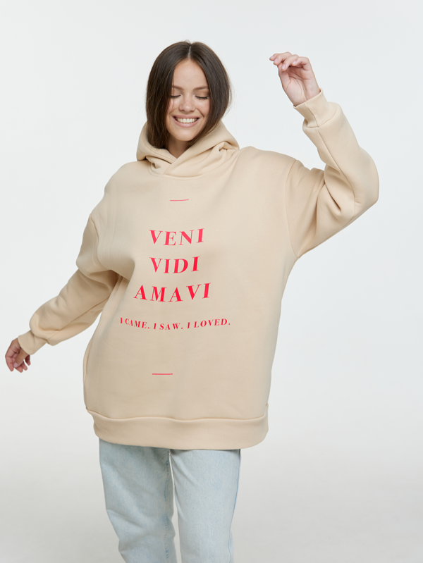Толстовка оверсайз Veni Vidi Amavi