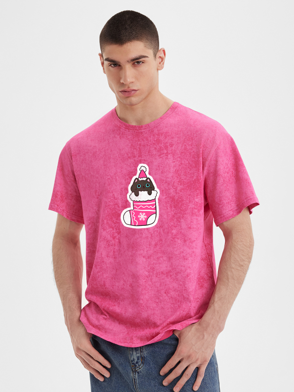 Футболка с новогодним принтом