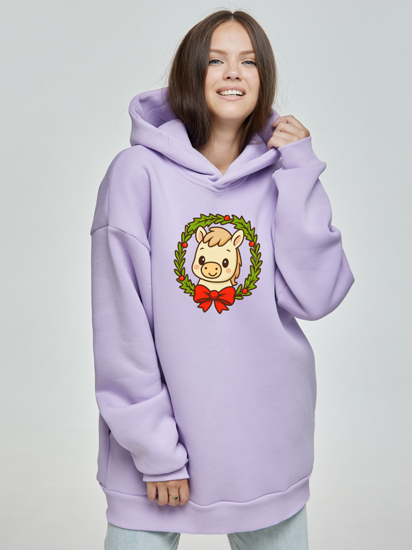 Толстовка с новогодним принтом